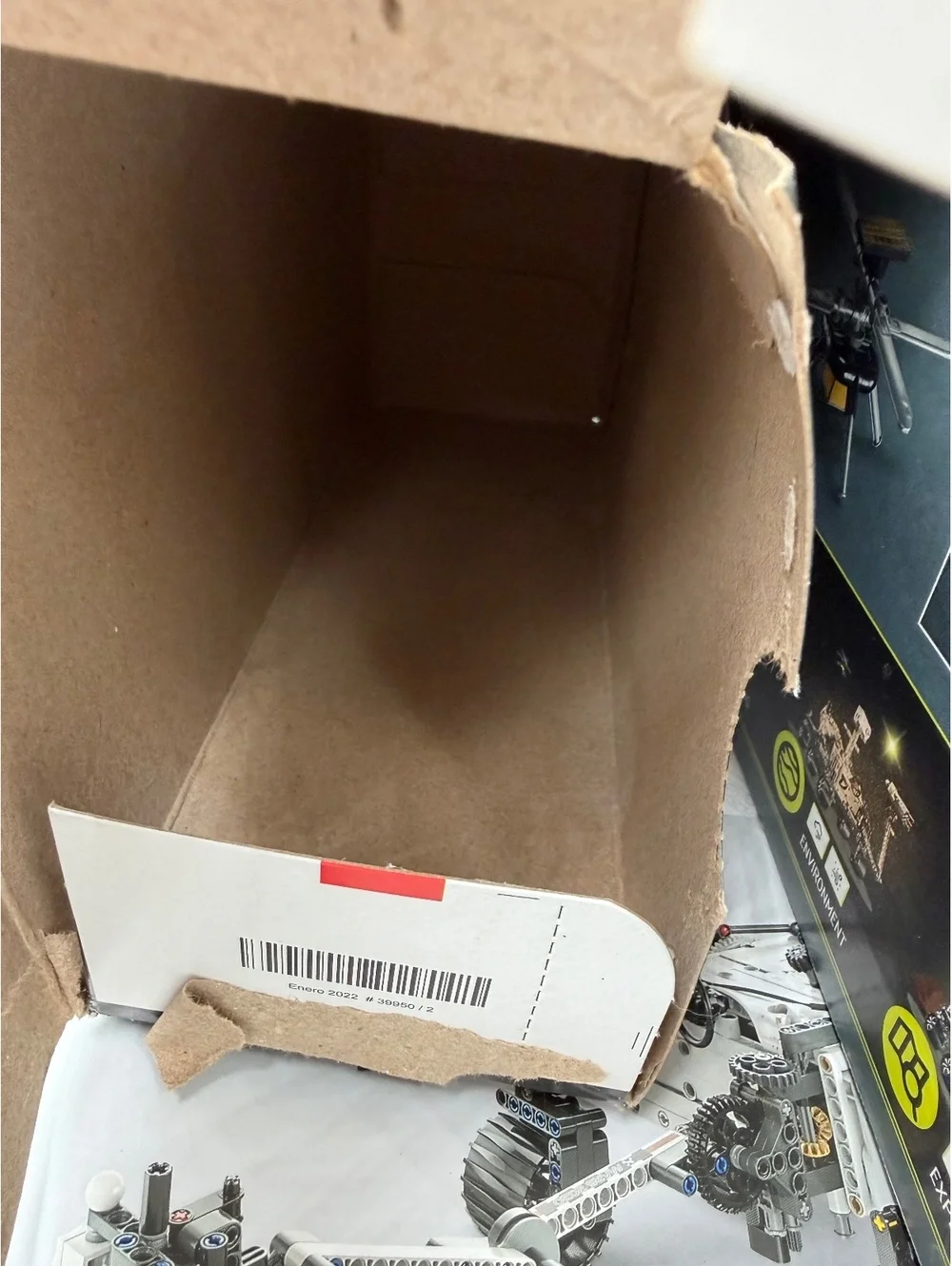 BOX ONLY LEGO NASA Mars Rover (42158) Monster Jam (42135), Love Racer (42134)